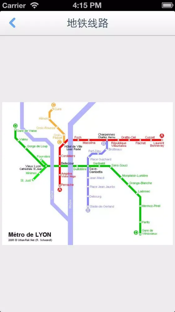 Lyons Offline Map(offline map, subway map, GPS, tourist attractions information) Screenshots