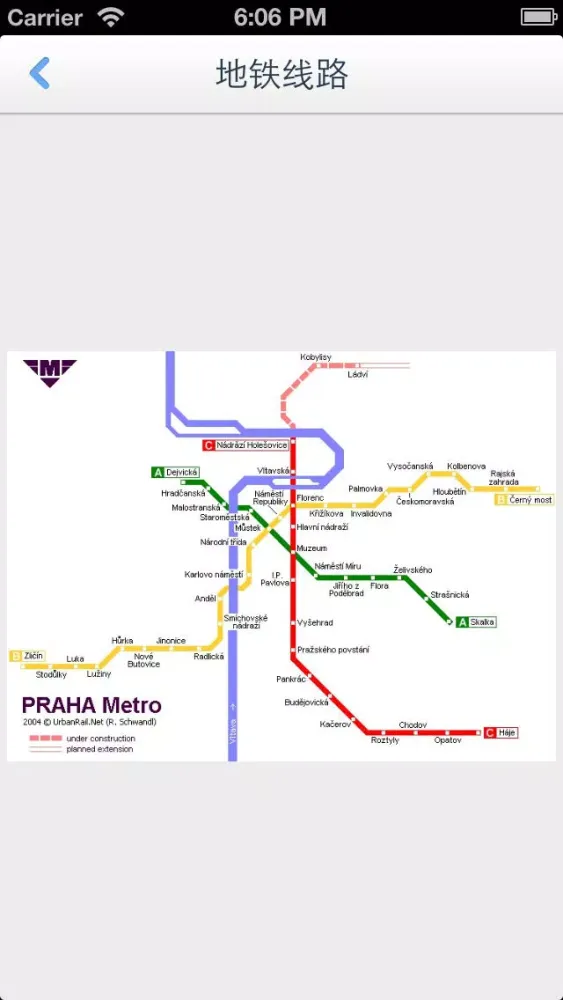 Capturas de pantalla de Prague Offline Map(offline map, subway map, GPS, tourist attractions information)