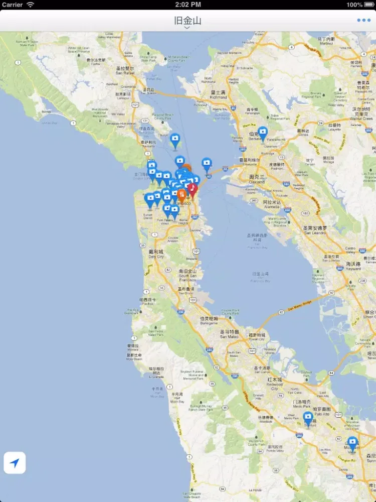 San Francisco Offline Map(offline map, subway map, GPS, tourist attractions information) iPad Screenshots