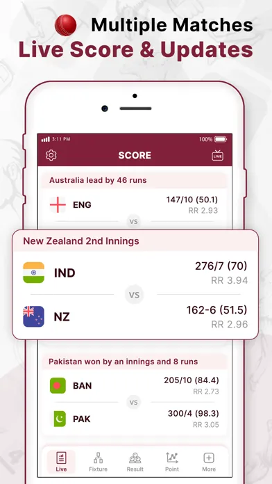 IPL 2023 Live Score Screenshots