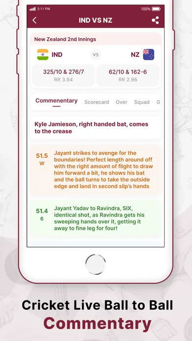 IPL 2023 Live Score Screenshots