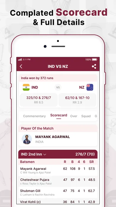 IPL 2023 Live Score Screenshots