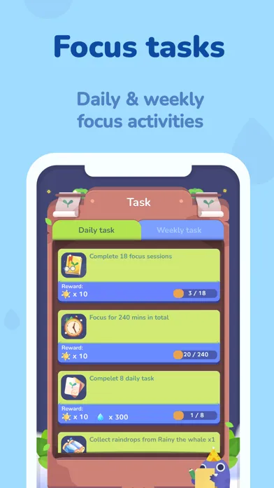 Focus Plant: Forest detox app स्क्रीनशॉट