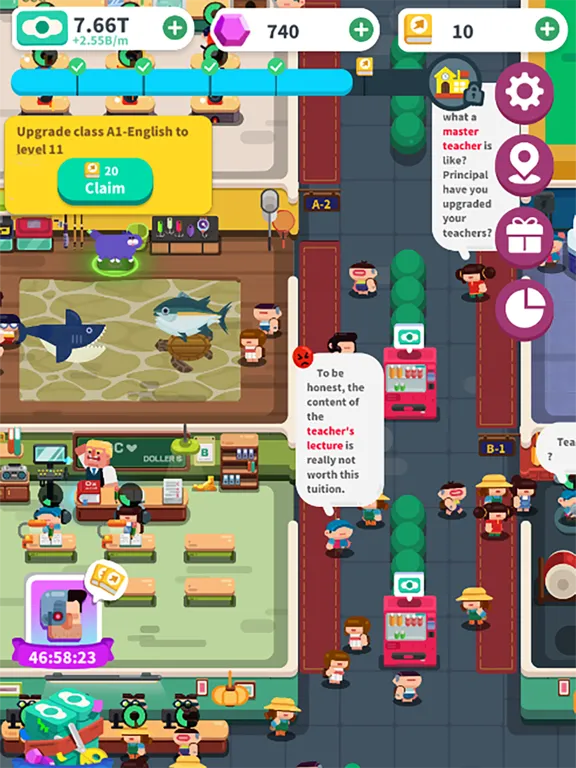 Скриншоты Supreme! Idle School Tycoon iPad 