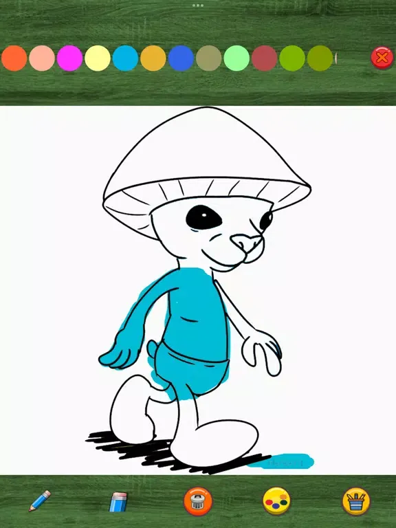 Zrzuty ekranu cat Smurf Coloring iPad 