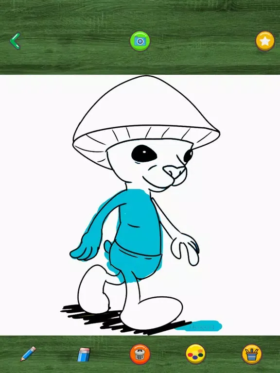 Zrzuty ekranu cat Smurf Coloring iPad 