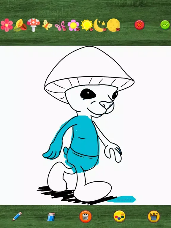 Zrzuty ekranu cat Smurf Coloring iPad 