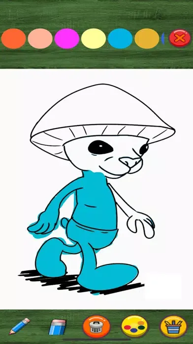 Zrzuty ekranu cat Smurf Coloring