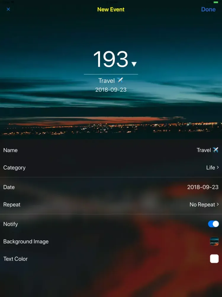 Days° iPad 应用截图