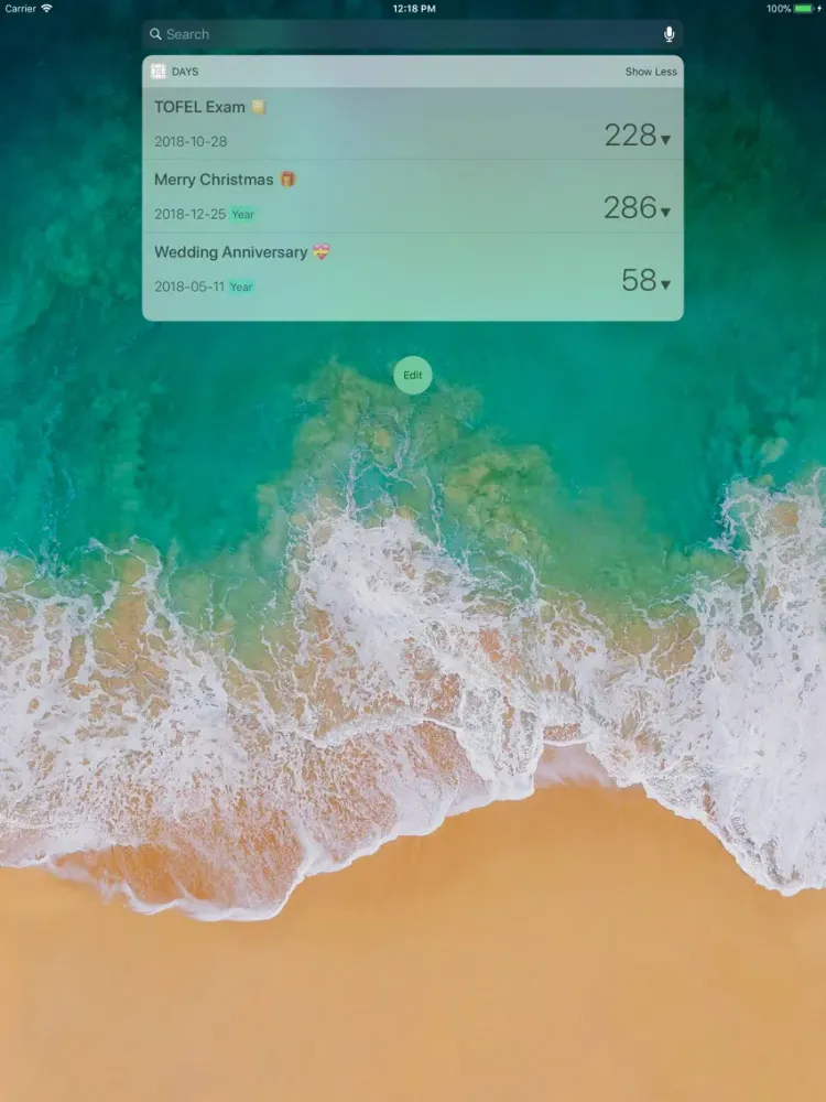 Days° iPad 应用截图
