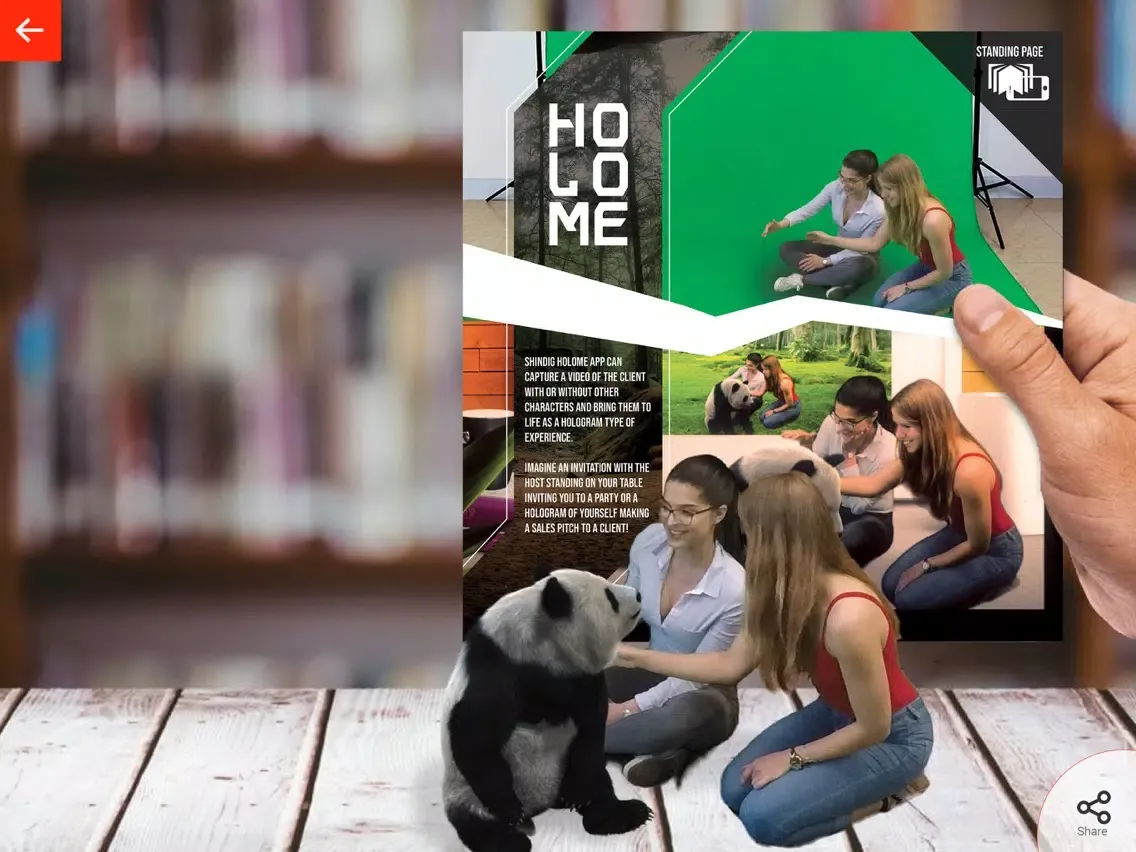 صور Shindig Studio AR Brochure iPad 