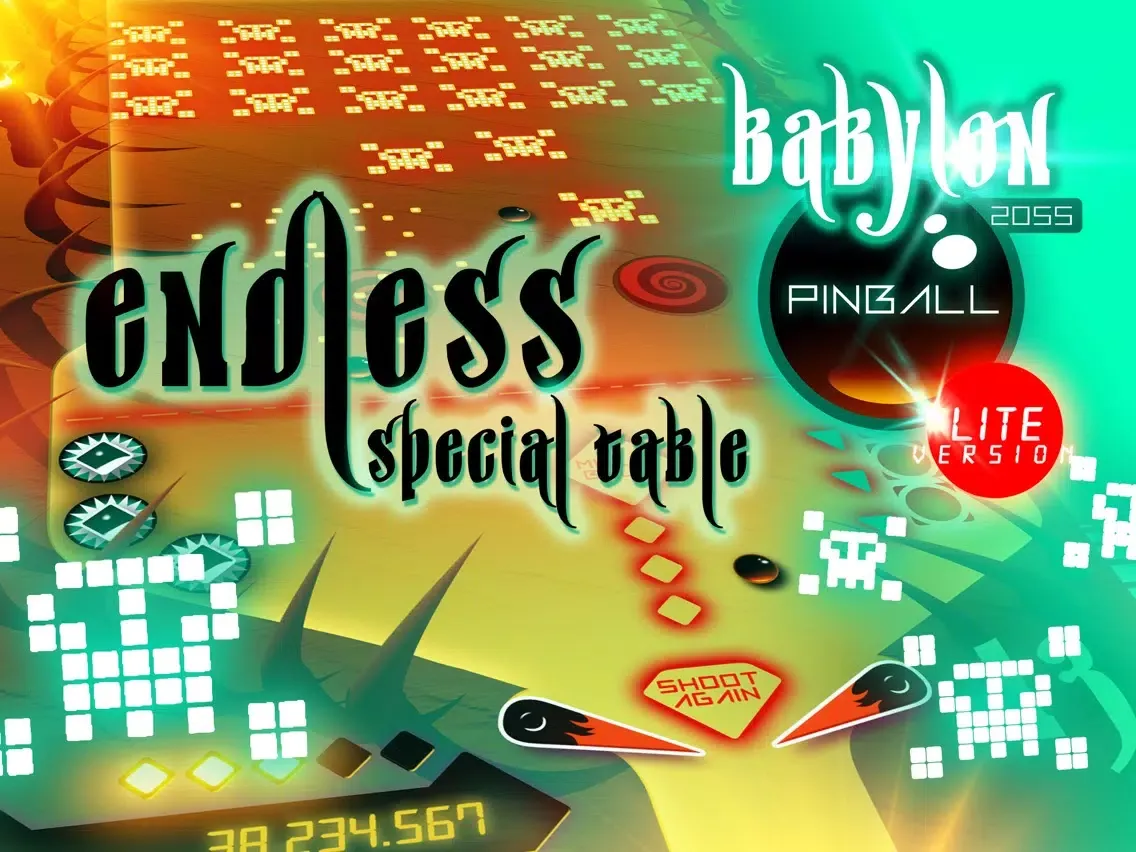 Tangkapan layar Babylon 2055 Pinball Lite iPad 