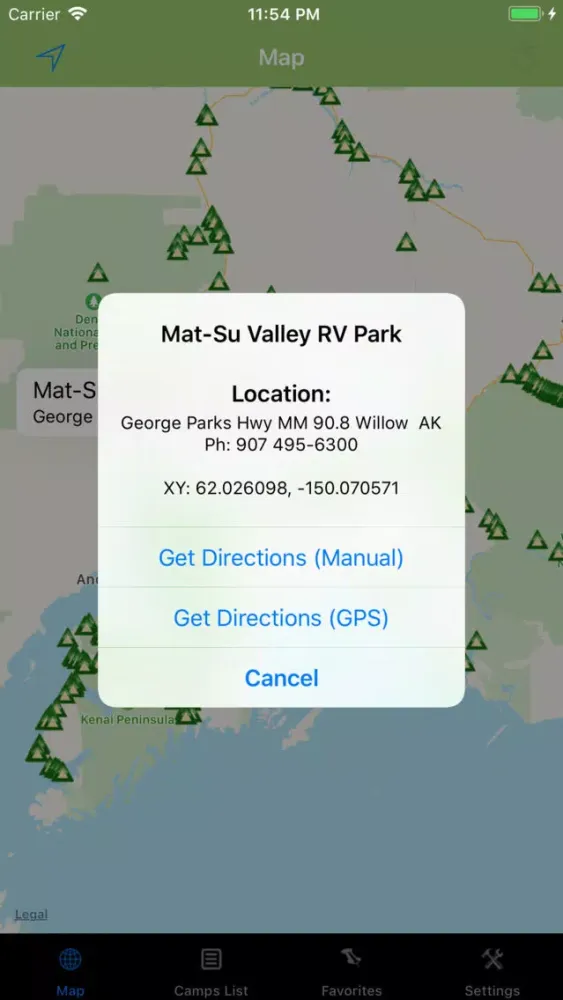 Скриншоты Alaska – Camping & RV spots
