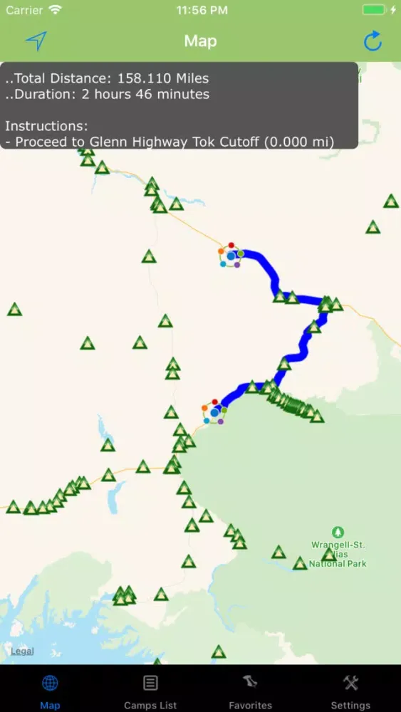 Скриншоты Alaska – Camping & RV spots