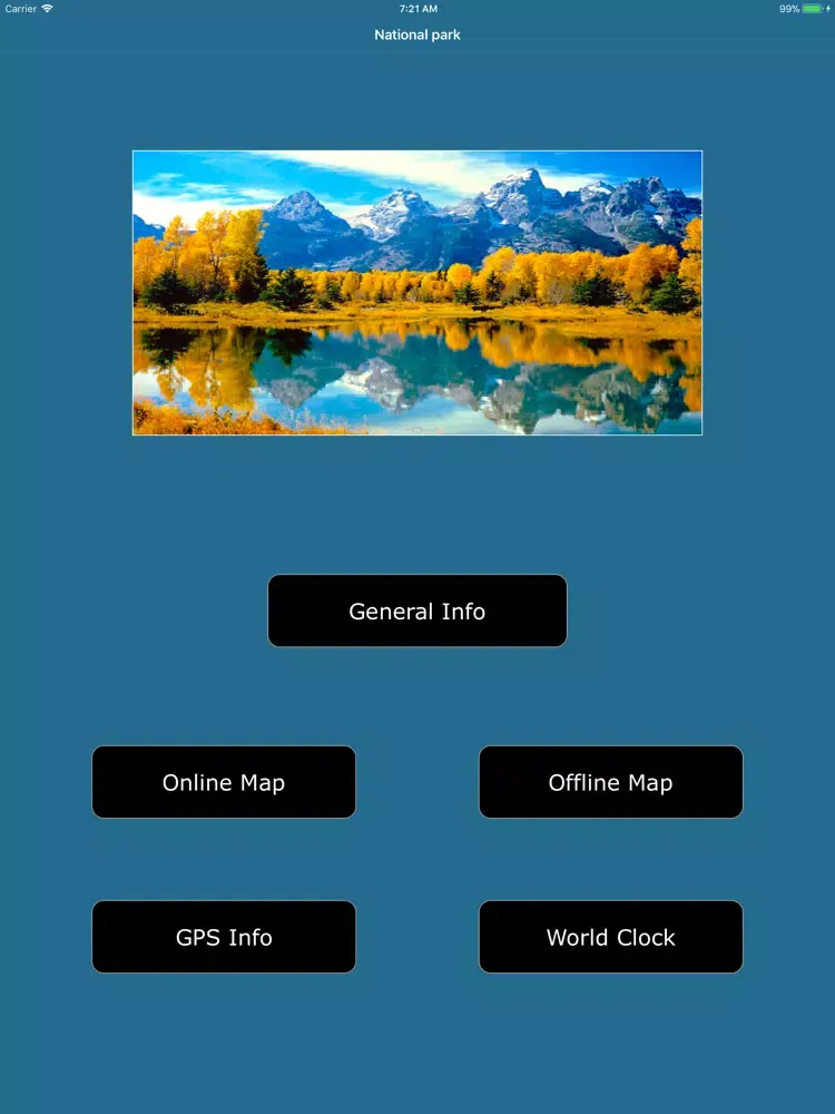 Capturas de tela do Grand Teton National Park Map! iPad 