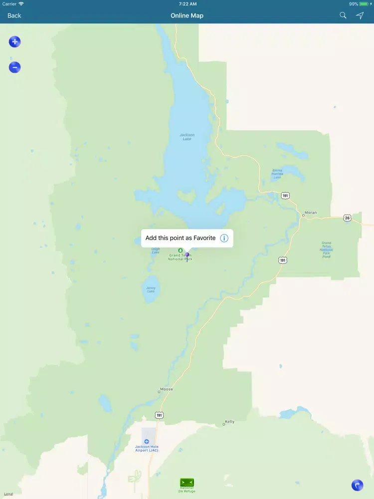 Capturas de tela do Grand Teton National Park Map! iPad 