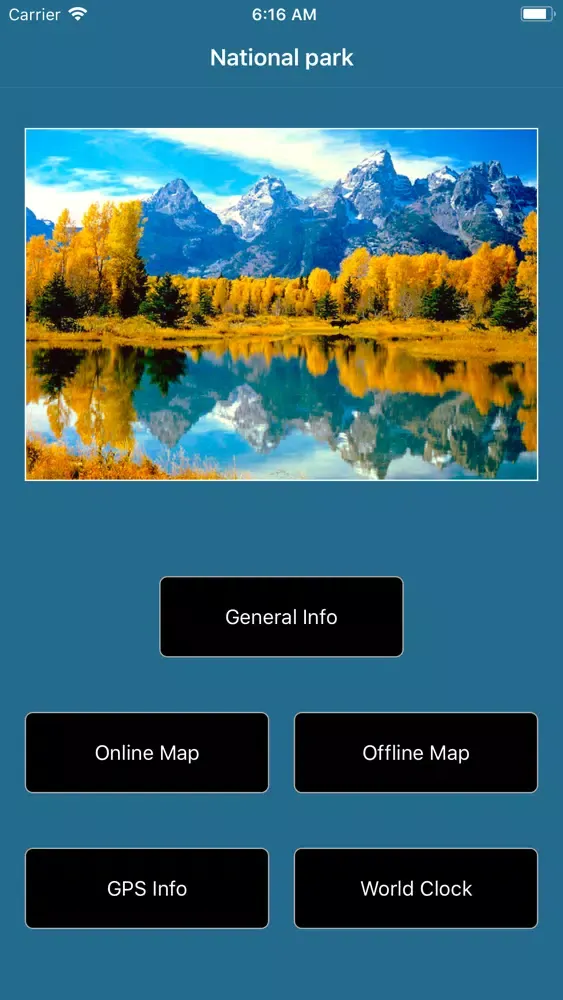 Capturas de tela do Grand Teton National Park Map!