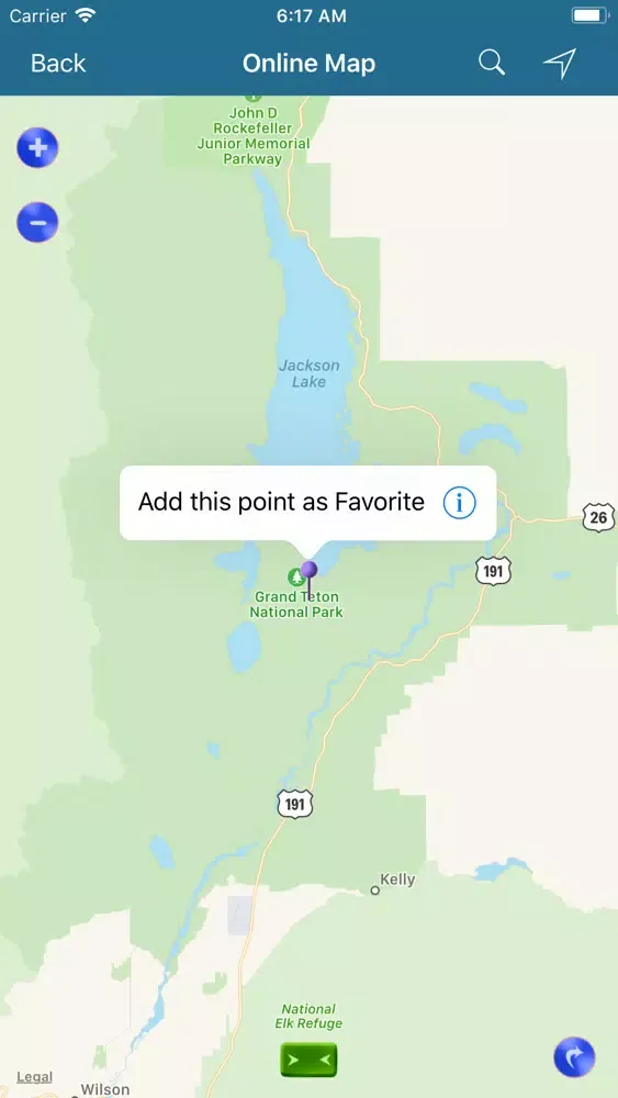 Capturas de tela do Grand Teton National Park Map!