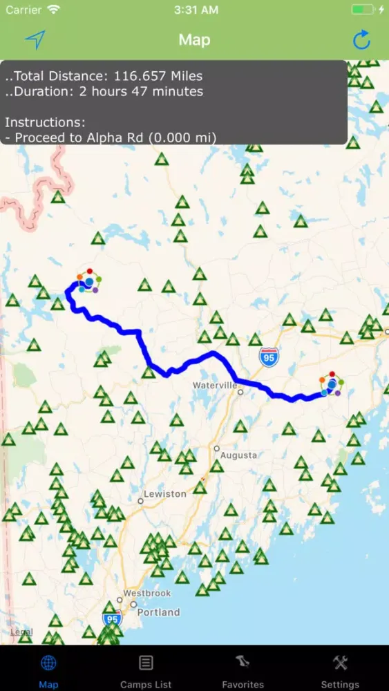 Maine – Camping & RV spots スクリーンショット