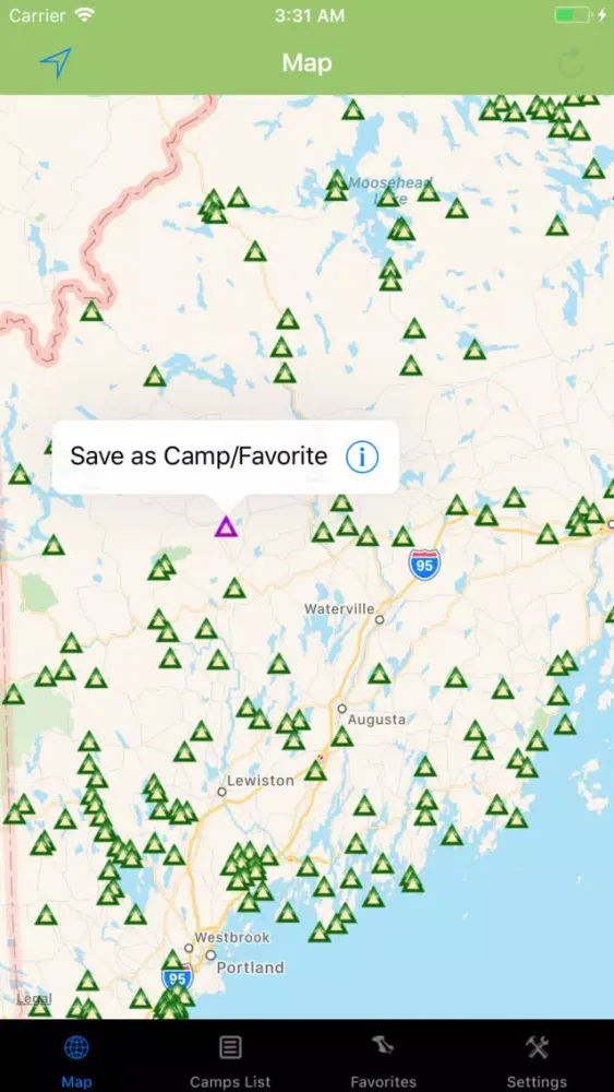 Maine – Camping & RV spots スクリーンショット