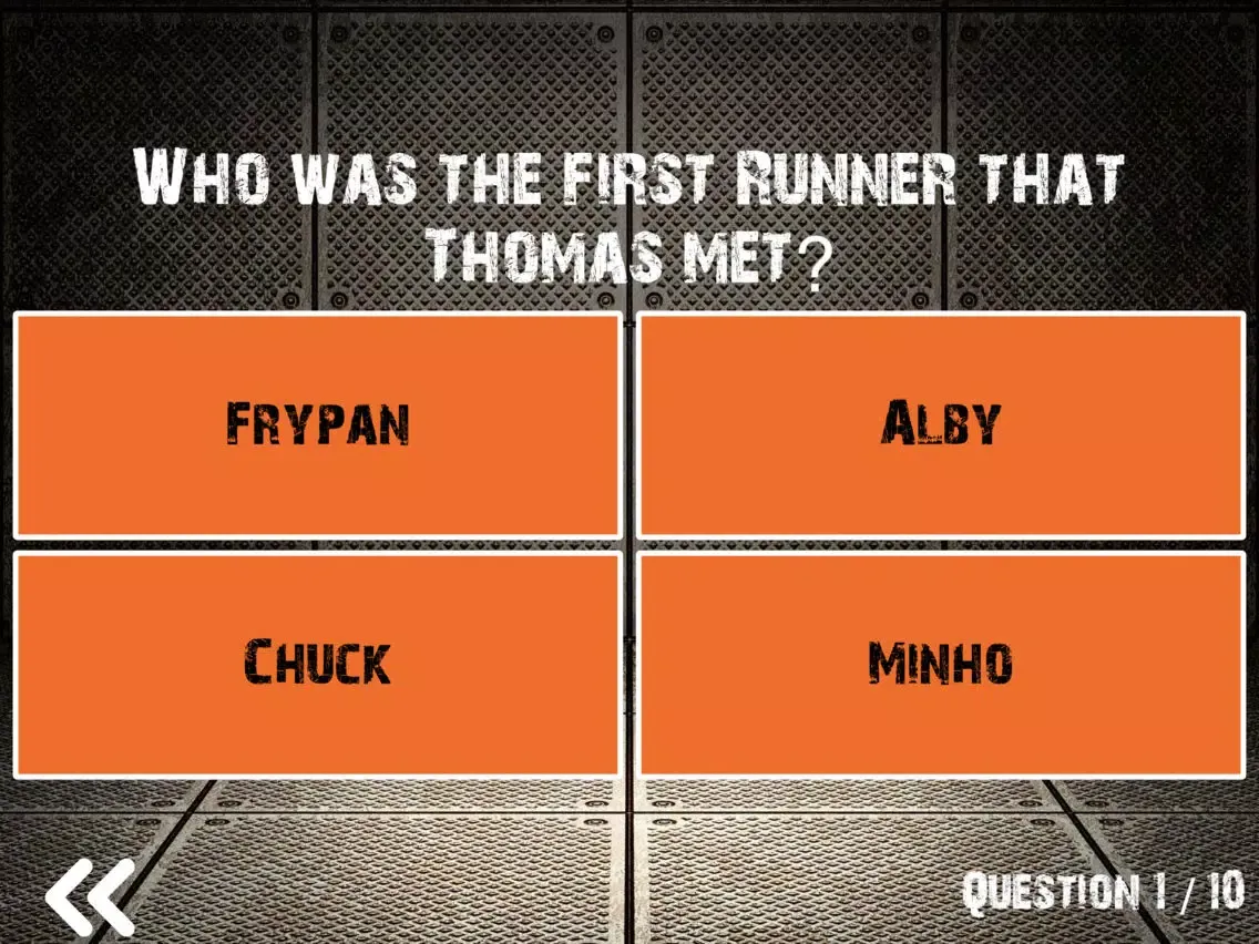 Trivia for The Maze Runner iPad  Screenshots