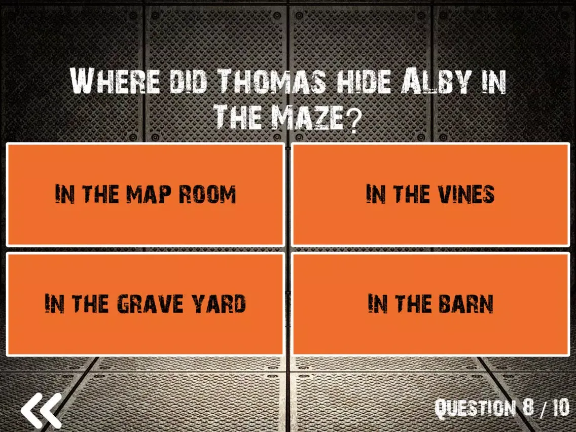 Trivia for The Maze Runner iPad  Screenshots