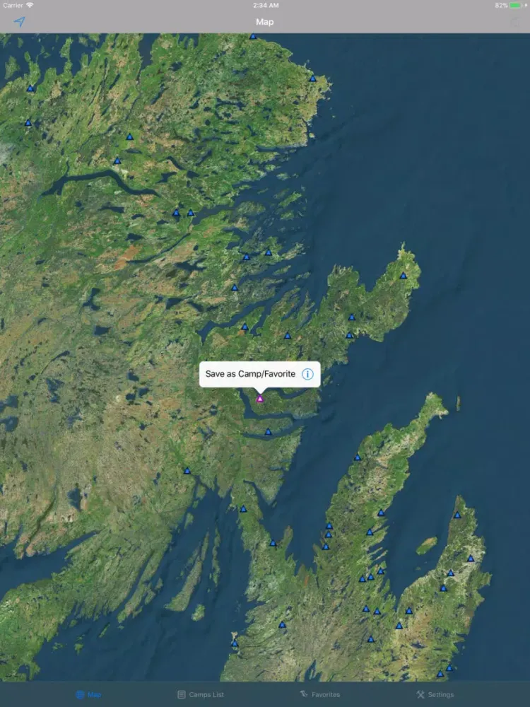 Captures d'écran de Newfoundland Island – Camps RV iPad 
