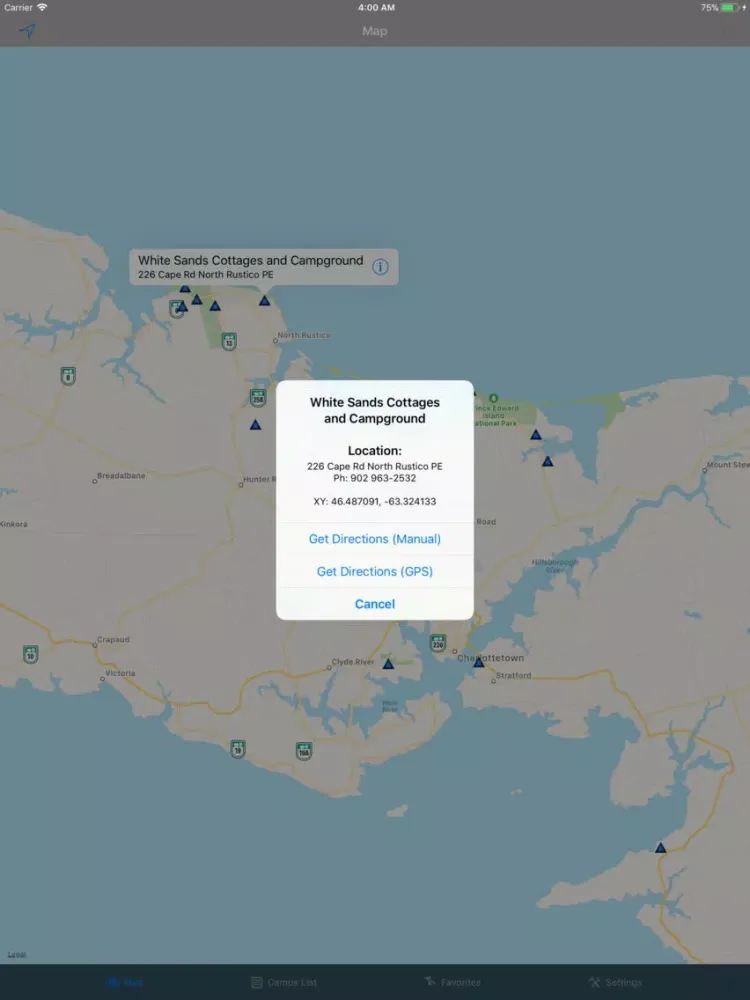 Prince Edward Island – Camps iPad 應用截圖