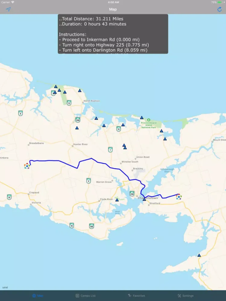 Prince Edward Island – Camps iPad 應用截圖
