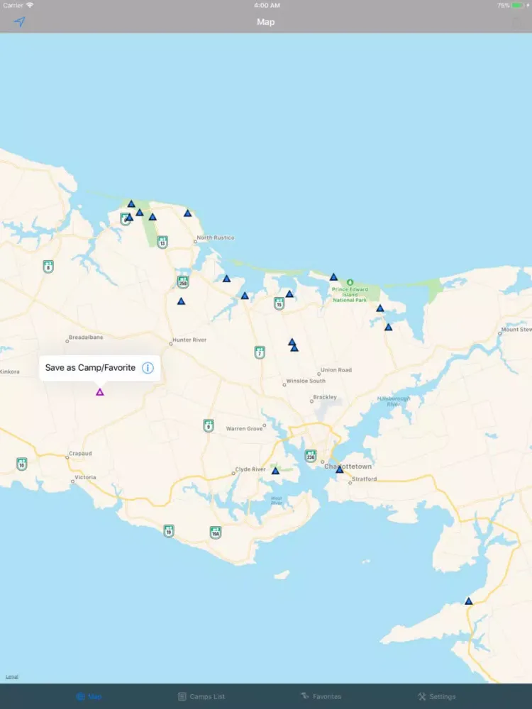 Prince Edward Island – Camps iPad 應用截圖