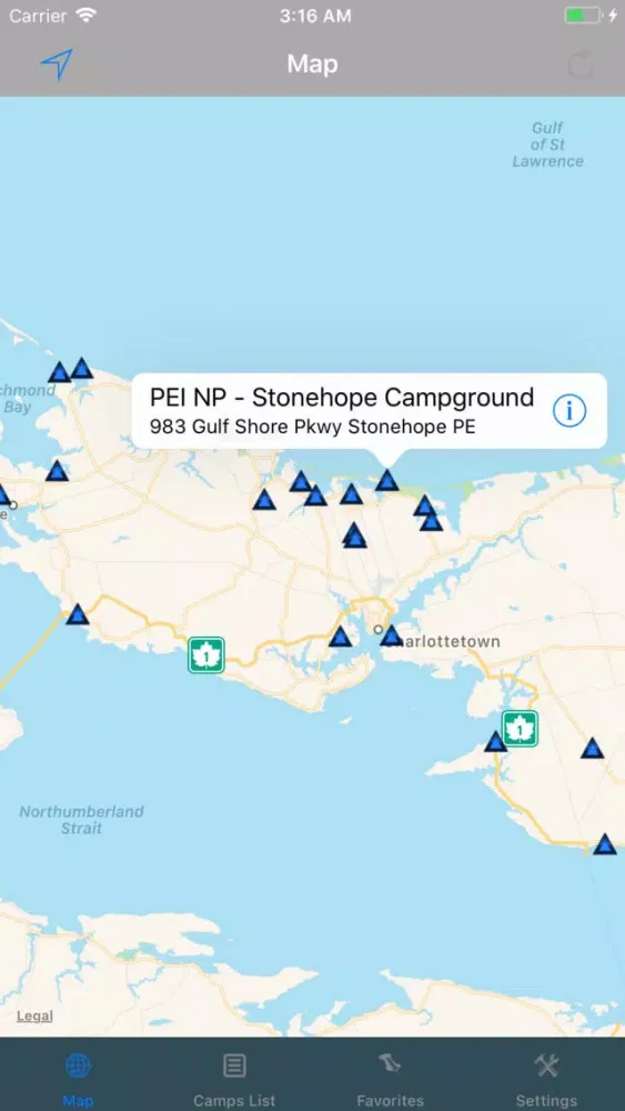 Prince Edward Island – Camps應用截圖
