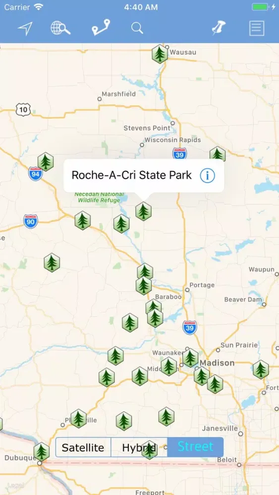 Скриншоты Wisconsin State Parks & Areas