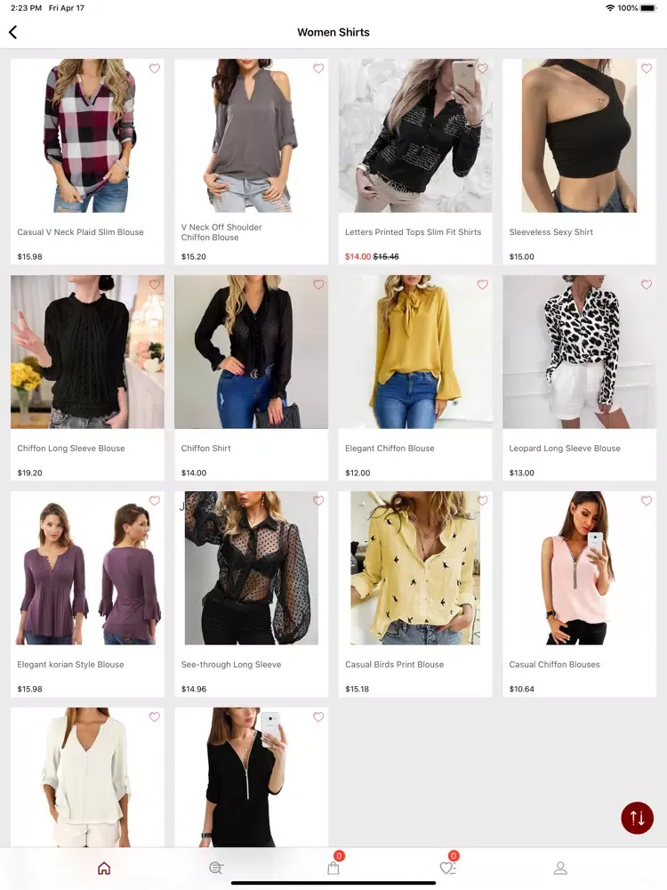 fashionista تسوق اونلاين iPad  स्क्रीनशॉट