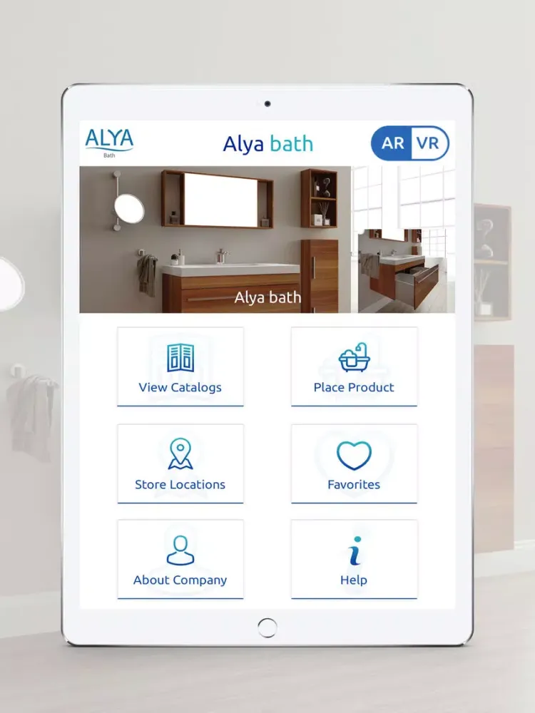 Alya Bath AR iPad  スクリーンショット