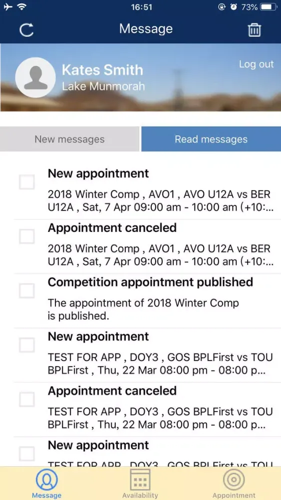 Ảnh chụp màn hình của MyRefApp