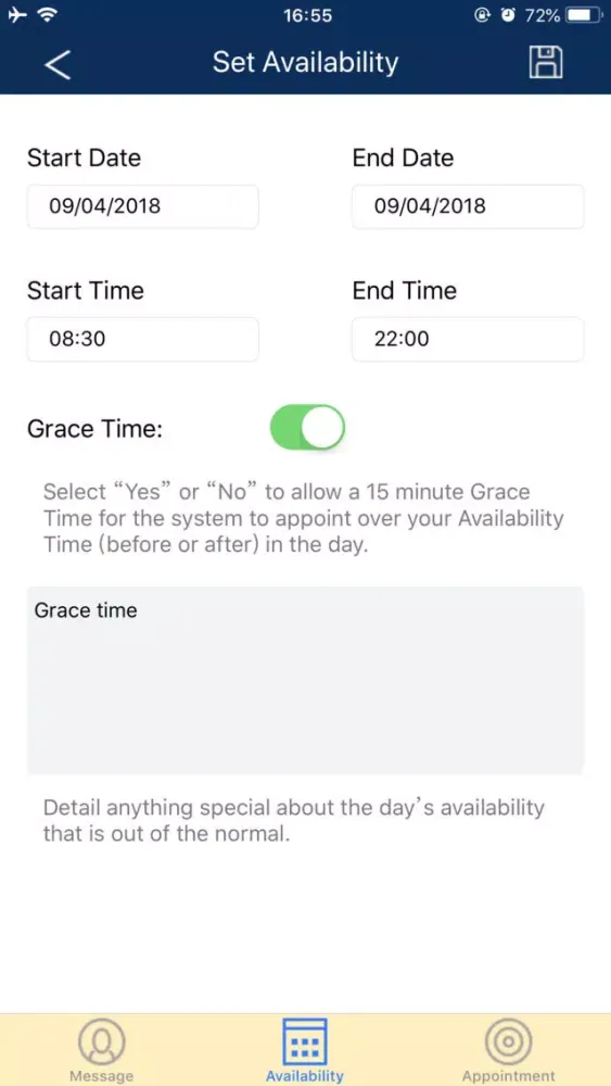 Ảnh chụp màn hình của MyRefApp