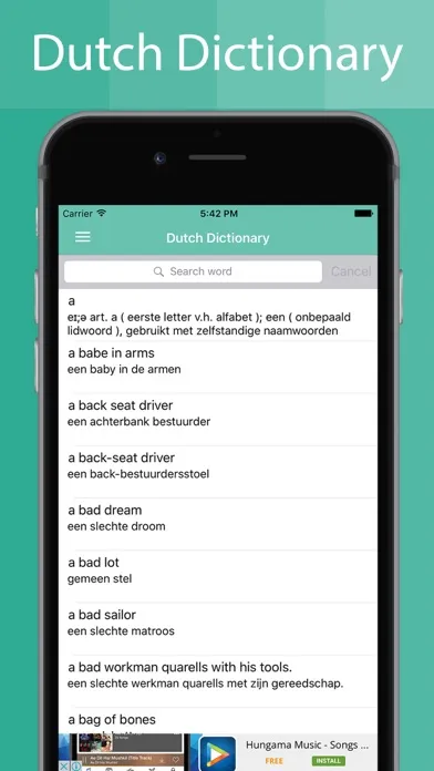 Dutch Dictionary Offline スクリーンショット