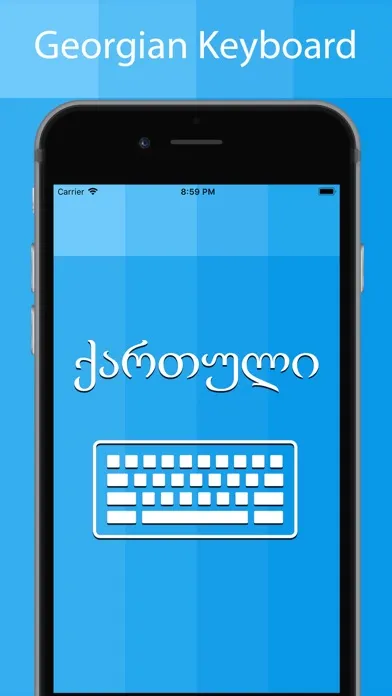 Ảnh chụp màn hình của Georgian Keyboard - Translator