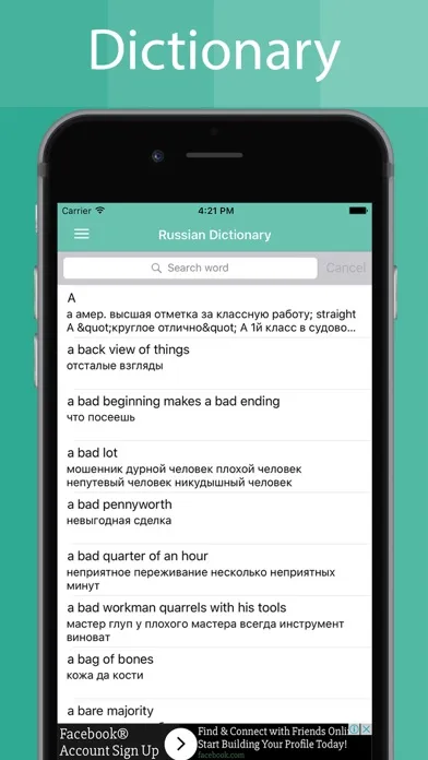 Russian Dictionary Offline স্ক্রিনশট