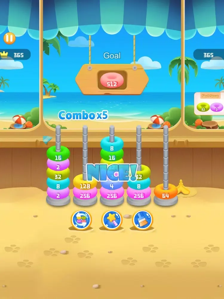 NumHoop - Stack The Numbers 3D iPad  سکرین شاٹس