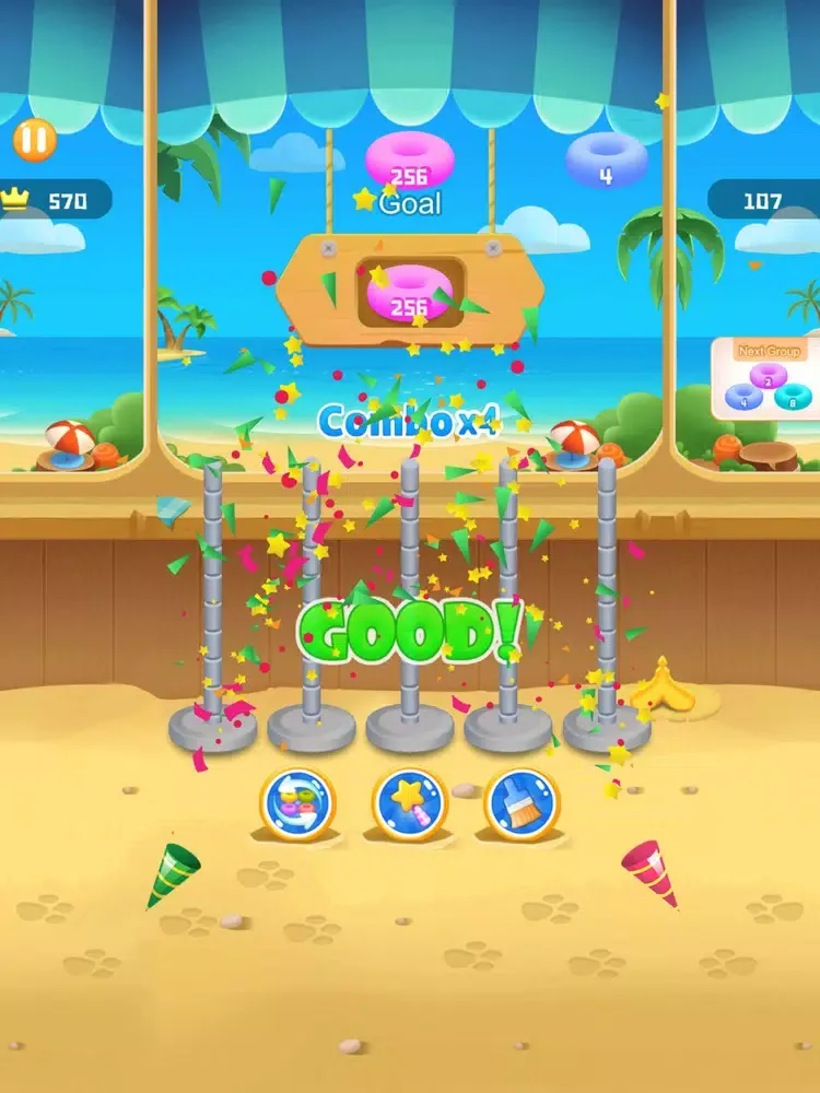 NumHoop - Stack The Numbers 3D iPad  سکرین شاٹس