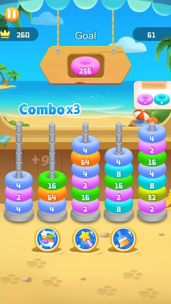 NumHoop - Stack The Numbers 3D سکرین شاٹس