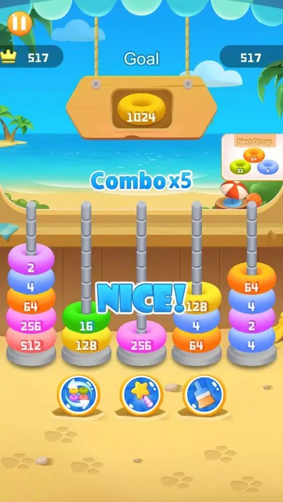 NumHoop - Stack The Numbers 3D سکرین شاٹس