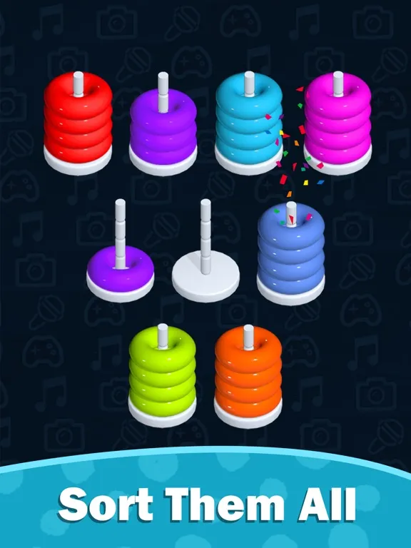 Zrzuty ekranu Stacolor - Stack The Colors 3D iPad 