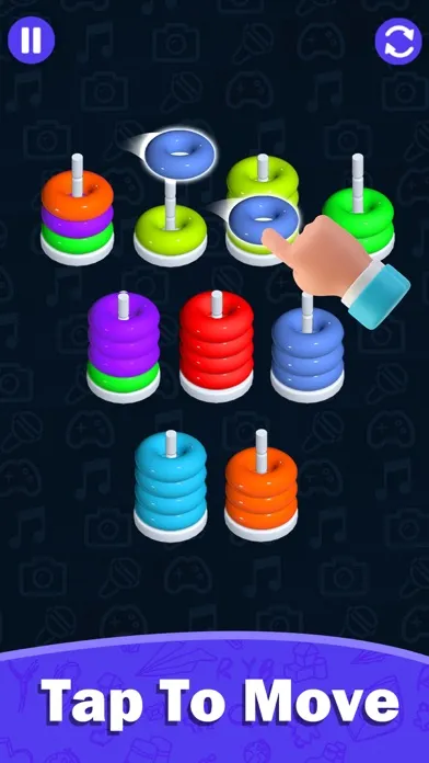 Zrzuty ekranu Stacolor - Stack The Colors 3D