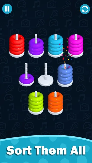 Zrzuty ekranu Stacolor - Stack The Colors 3D