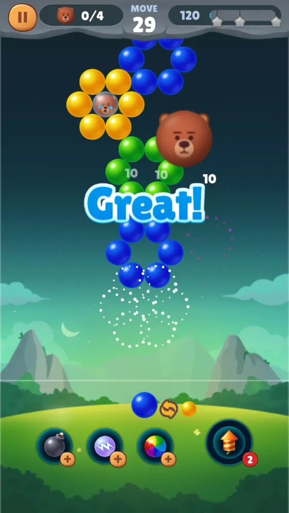 Tangkapan skrin Bubble Star Plus 2:Journey Pop
