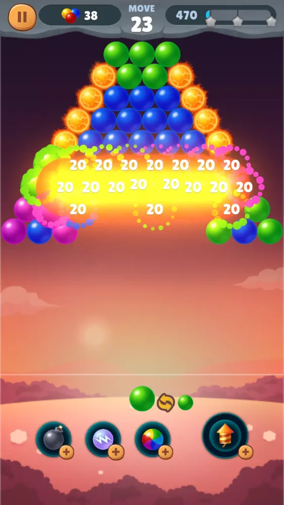 Tangkapan skrin Bubble Star Plus 2:Journey Pop