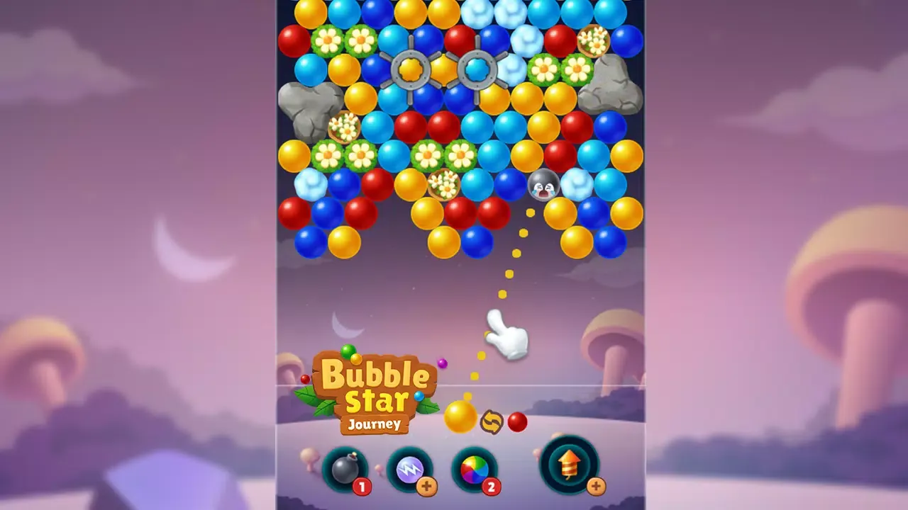 Tangkapan skrin Bubble Star Plus 2:Journey Pop
