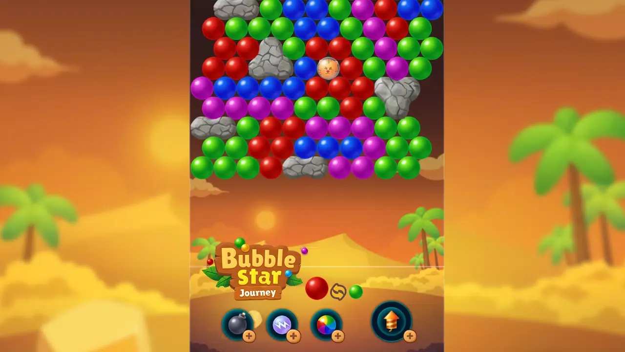 Tangkapan skrin Bubble Star Plus 2:Journey Pop